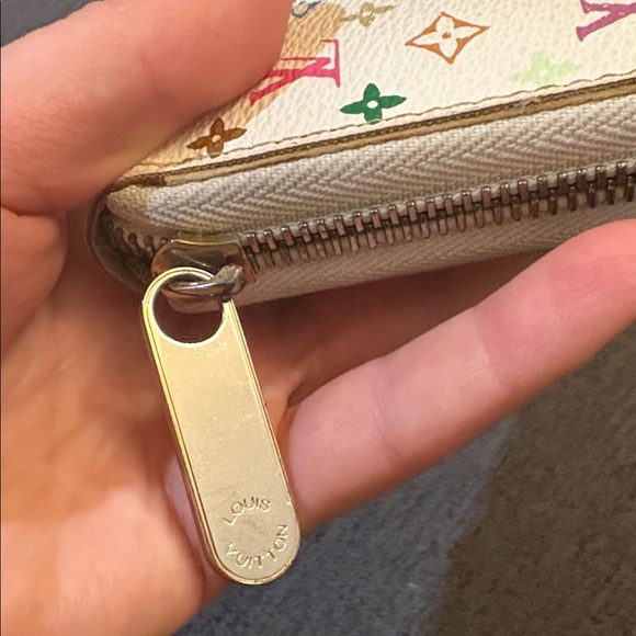 Louis Vuitton White Murakami long Wallet - Picture 3 of 16
